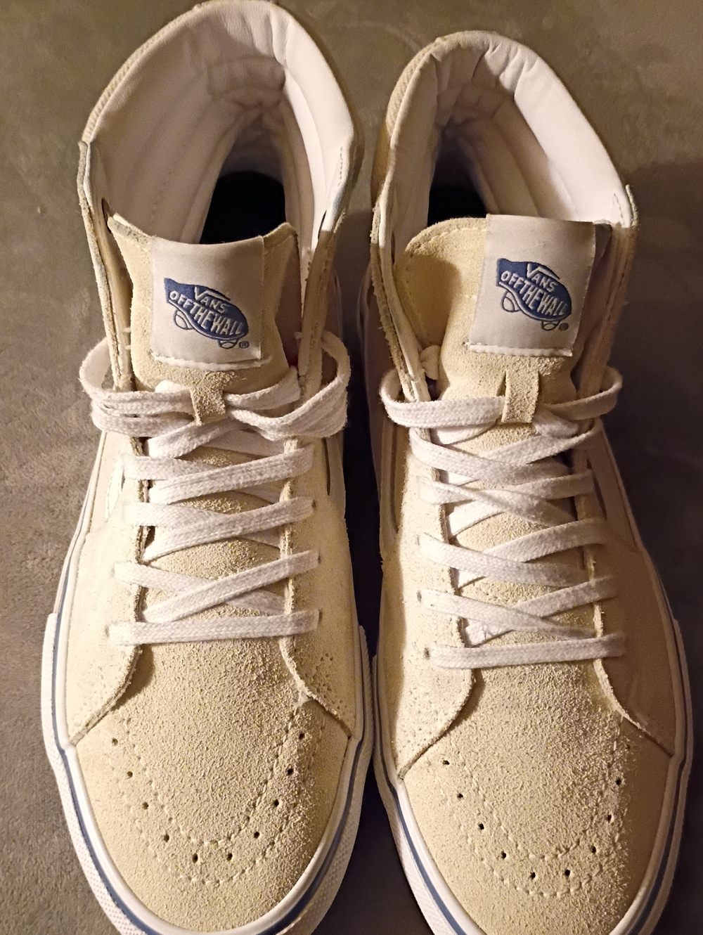 Vans  Mens White  Skate Sneakers